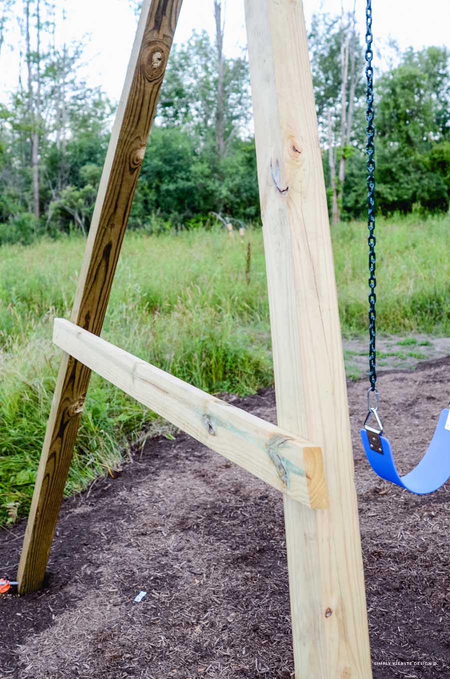 How to Build a Wooden Swing Set the EASY way!