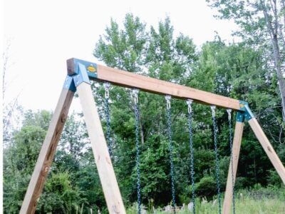 How to Build a Wooden Swing Set