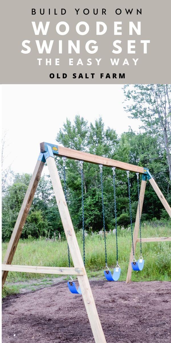 How to Build a Wooden Swing Set