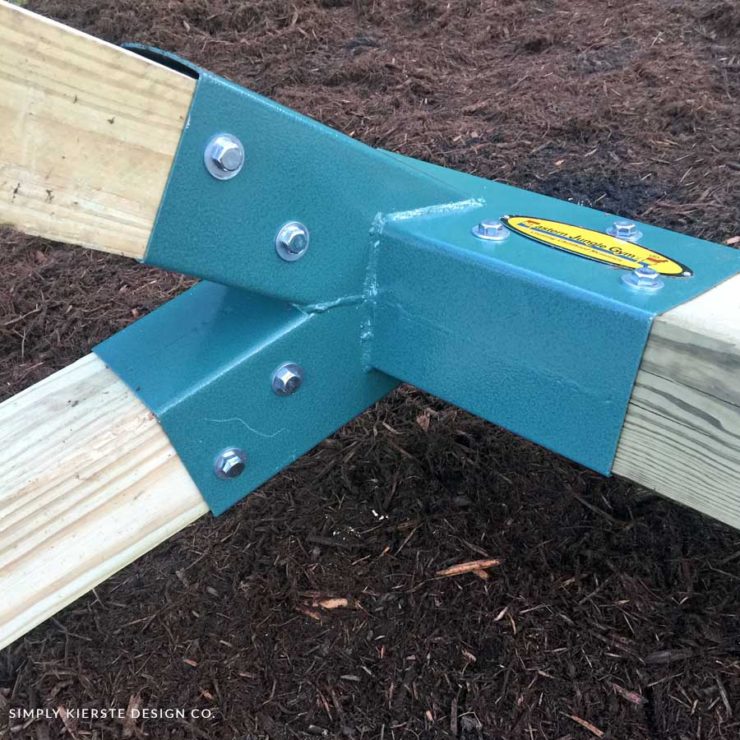 How to Build a Wooden Swing Set...the EASY way!