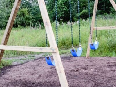 How to Build a Wooden Swingset