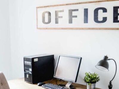 Farmhouse Style Office Makeover | Before & After