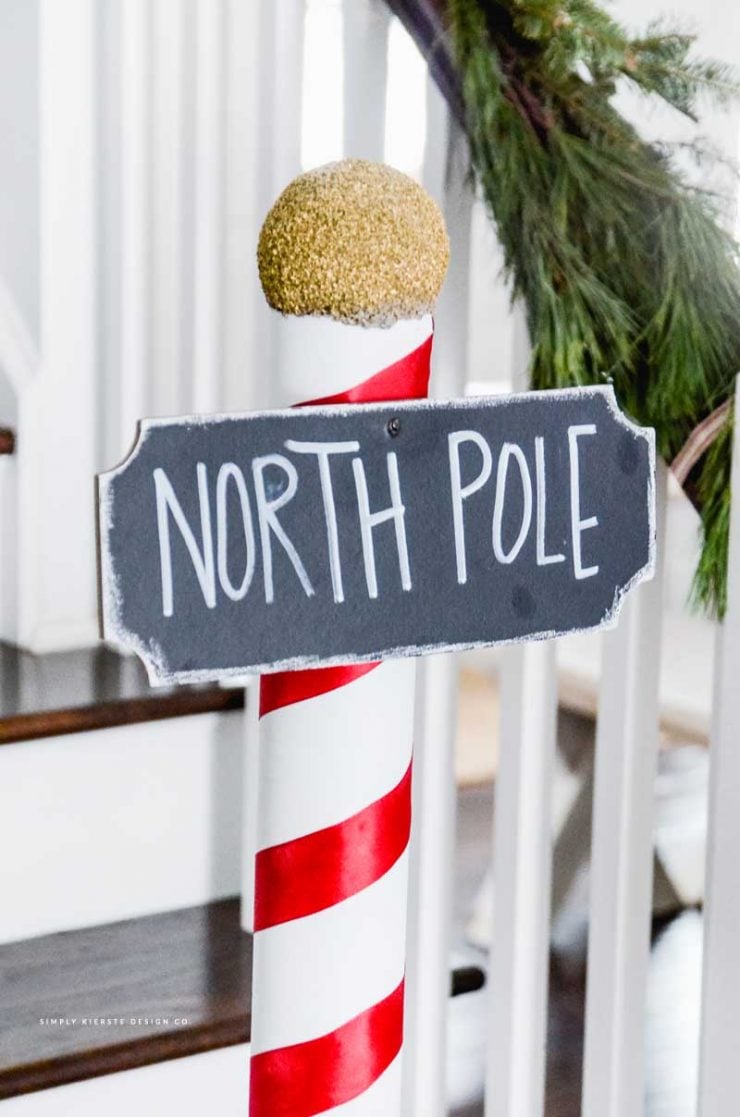 DIY North Pole Sign | Polar Express Party