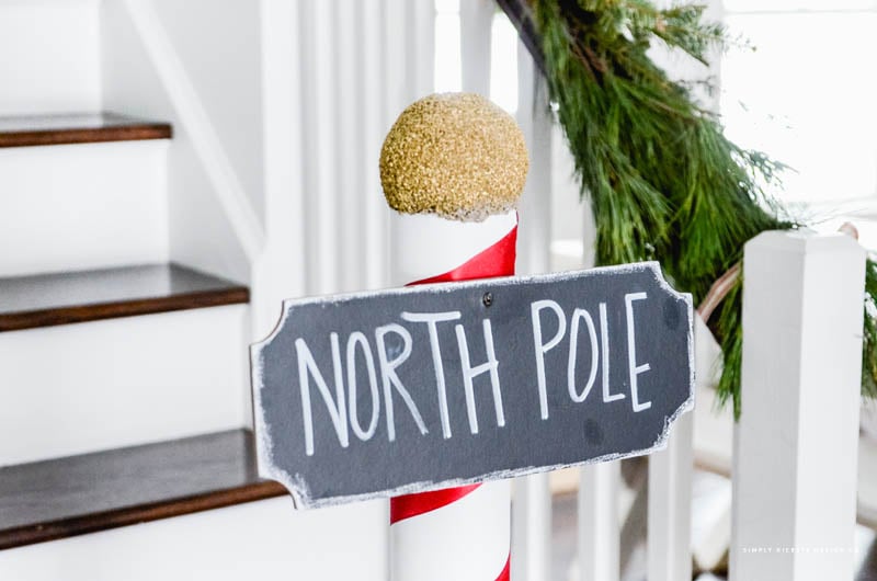 DIY North Pole Sign