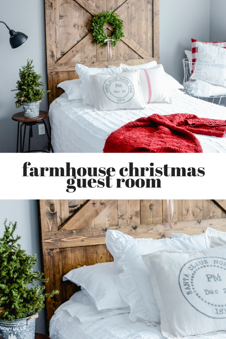 Farmhouse Christmas Guest Room