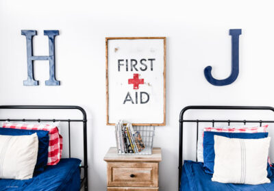 Vintage Style DIY First Aid Sign | Old Salt Farm