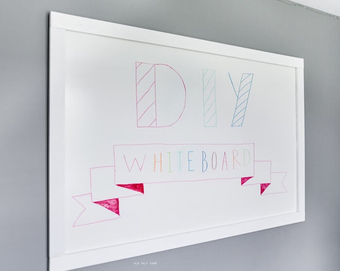 Easy DIY Whiteboard