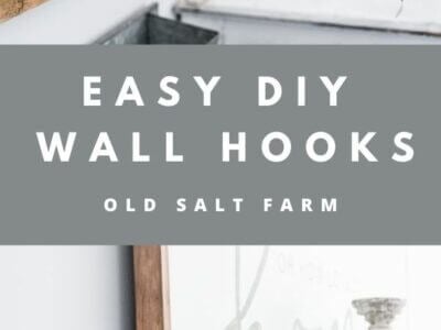 Easy DIY Wall Hooks