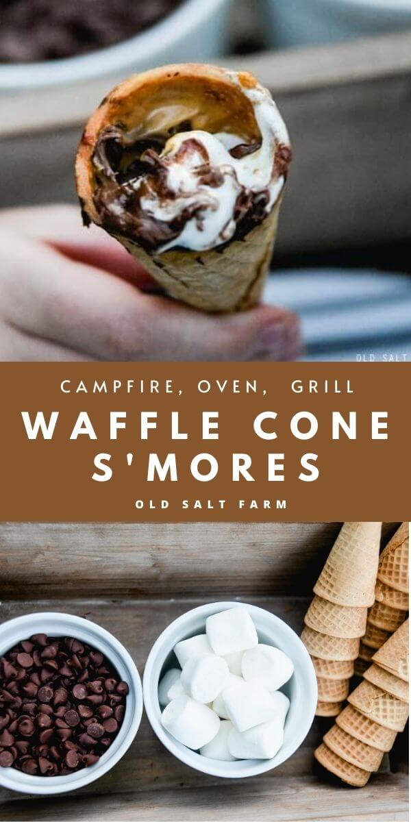 Waffle Cone S'mores