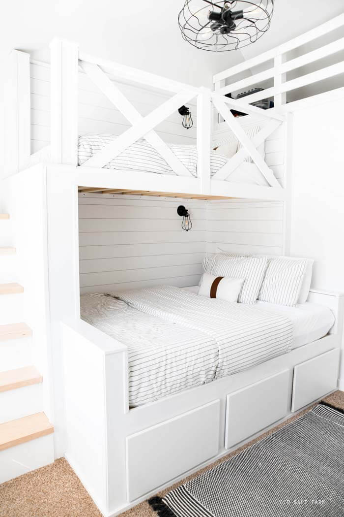 DIY Built-in Bunk Beds