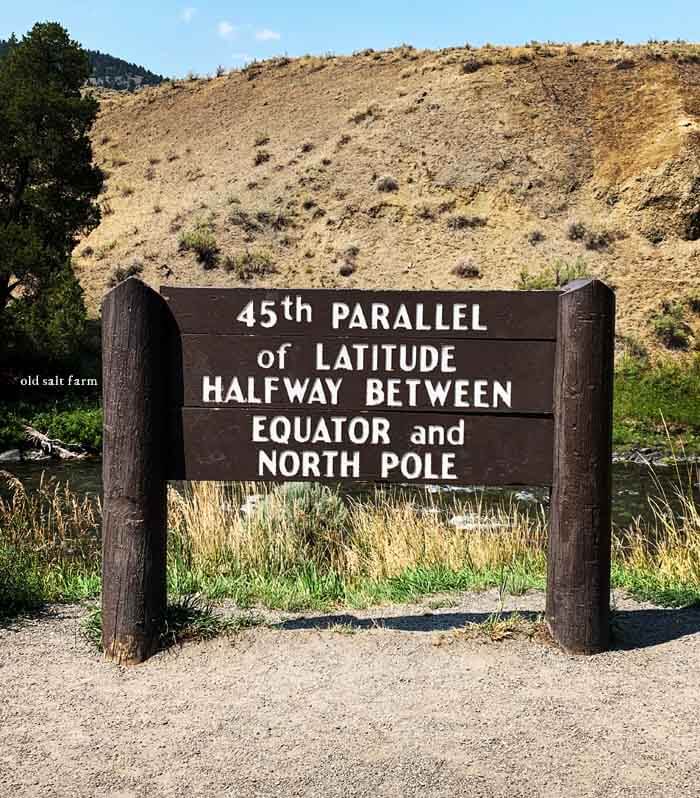45th parallel Yellowstone