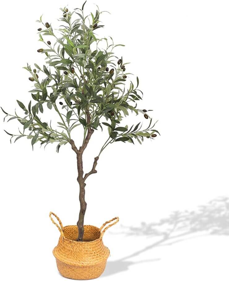 4 Ft Faux Olive Tree