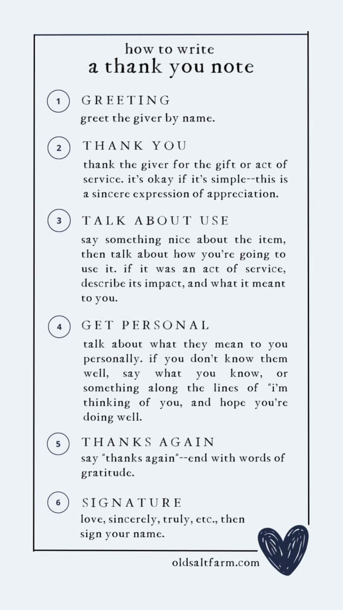 How to Write a Thank You Note in 6 Easy Steps b