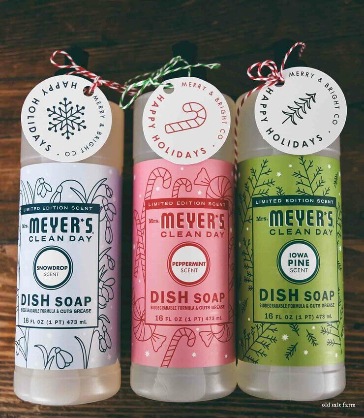 Free Printable Christmas Gift Tags Mrs. Meyers Holiday Soap