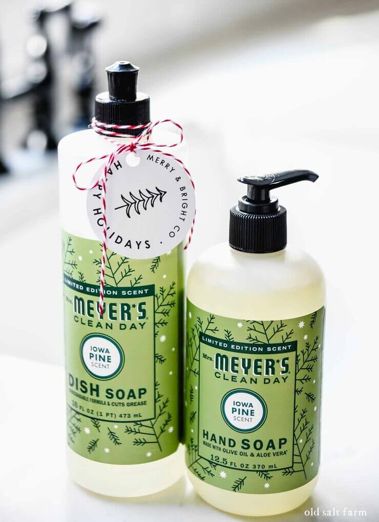 Free Printable Christmas Gift Tags Mrs. Meyers Holiday Soap
