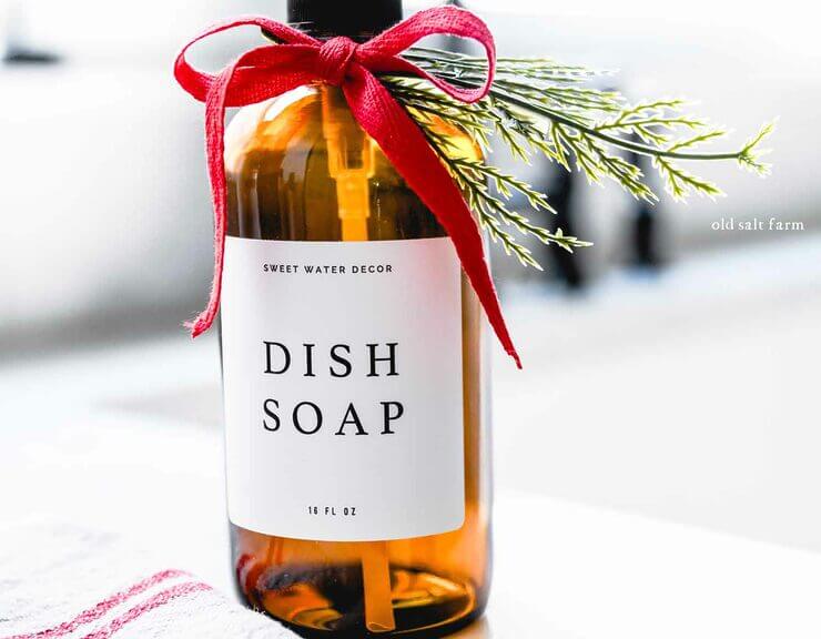 Holiday Hostess Gift Idea Dish Soap