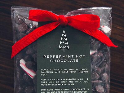 Peppermint Hot Chocolate Gift Tag