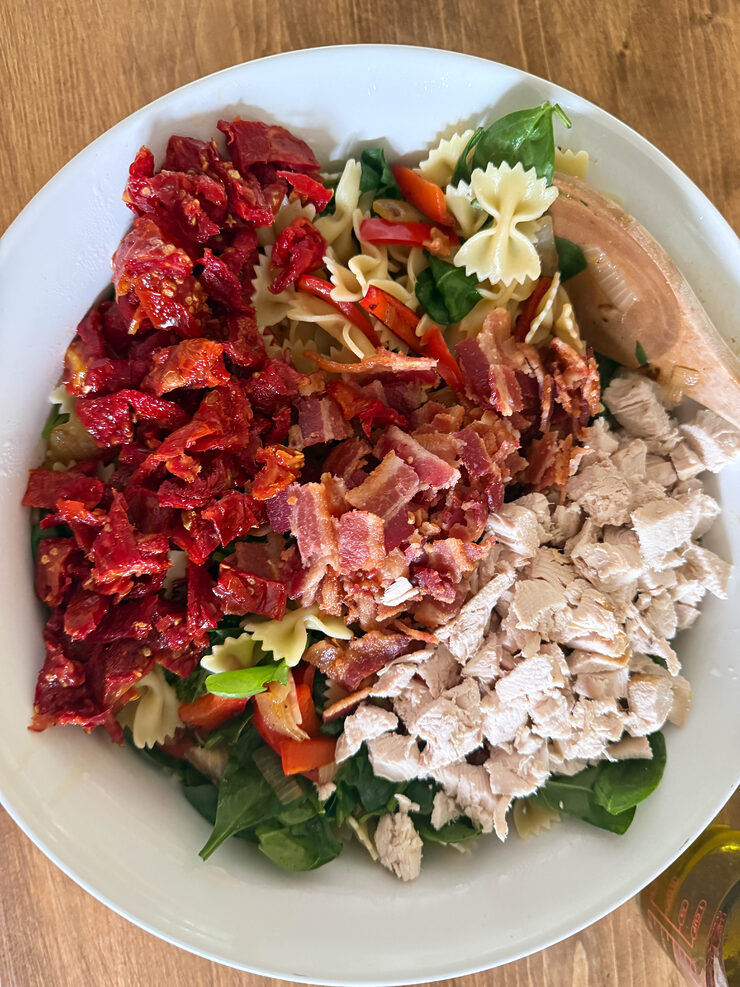 Spinach Pasta Salad