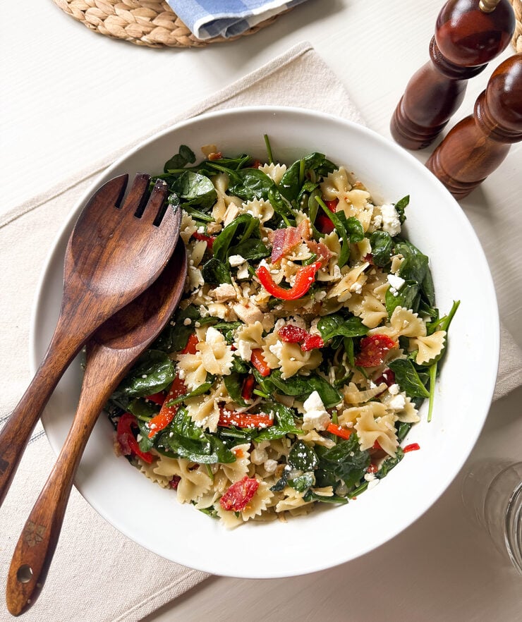 Spinach Pasta Salad