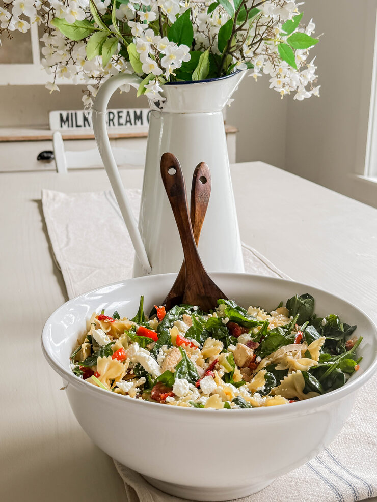 Spinach Pasta Salad