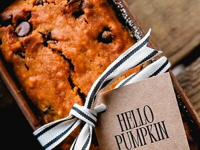 Pumpkin Bread Gift and Tag