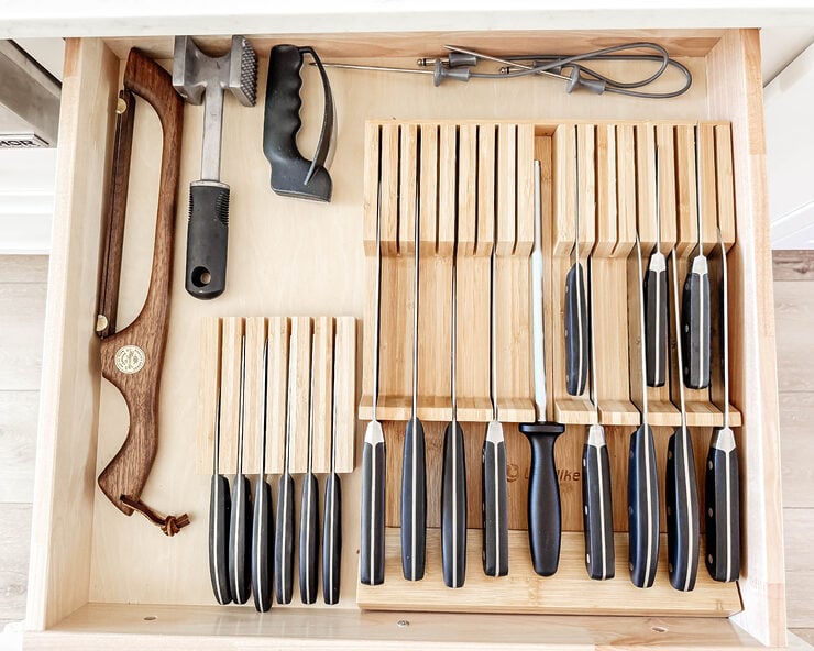 Kitchen Drawer Organization Knives