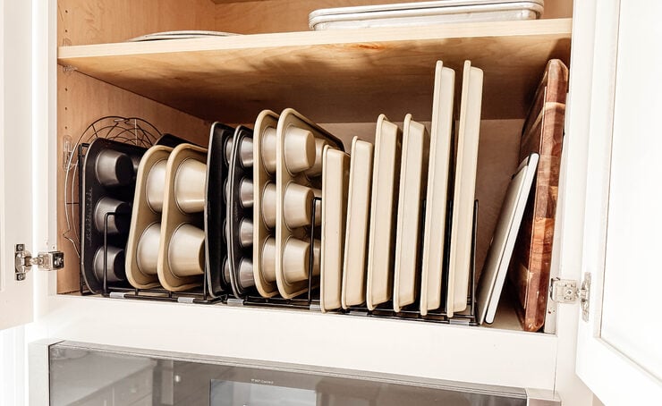 Kitchen Organization Cookie Sheets
