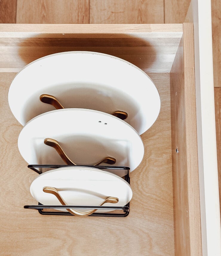 Kitchen Organization Pot Lids