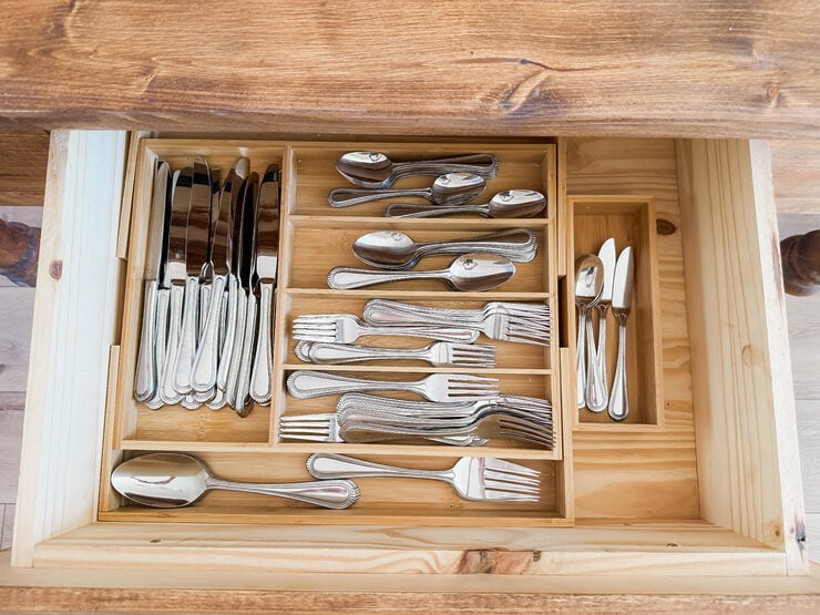 Kitchen Drawer Organization Silverware