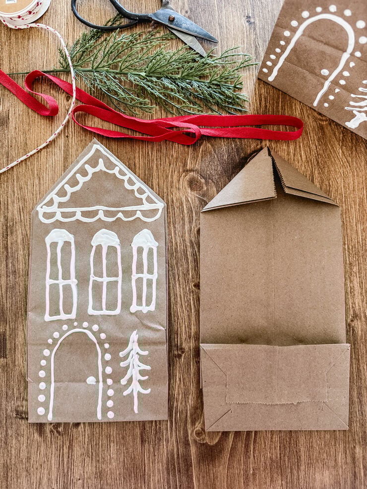 Gingerbread House Gift Bags