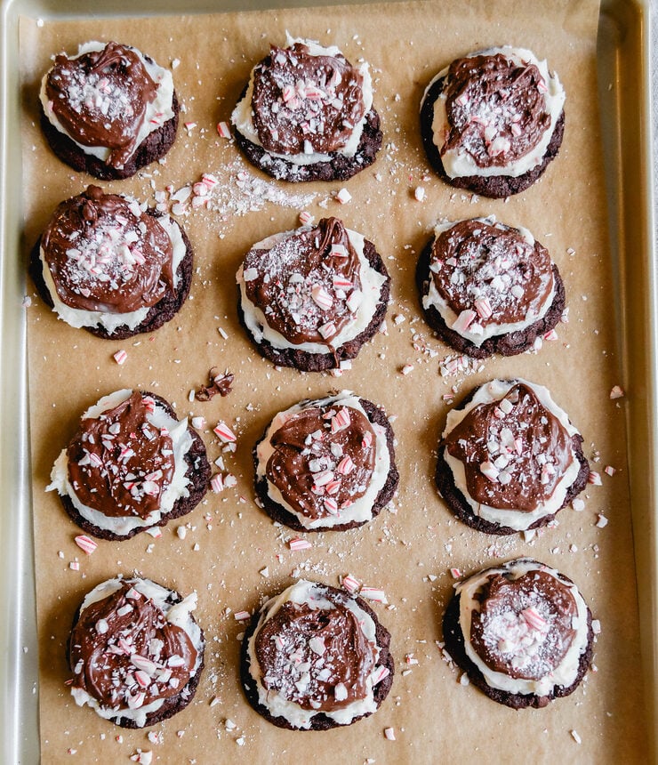 Peppermint Chocolate Cookies