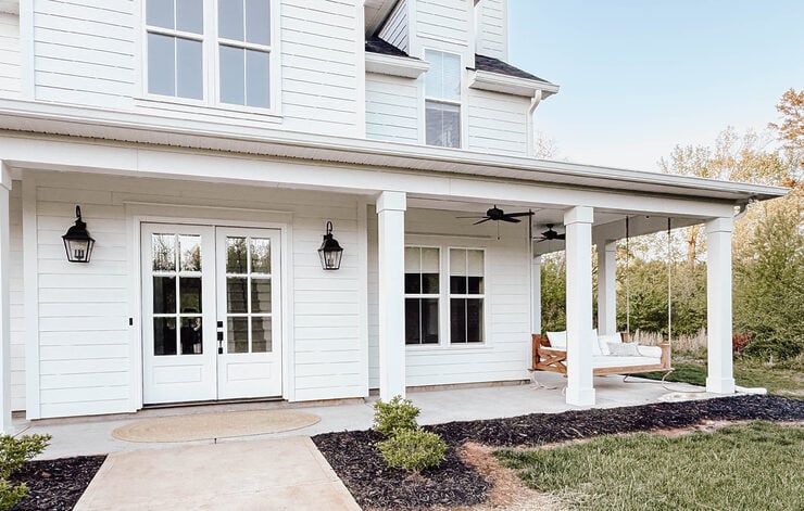 Front porch fans farmhouse style