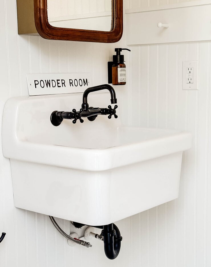 Vintage Bathroom Wall Sink