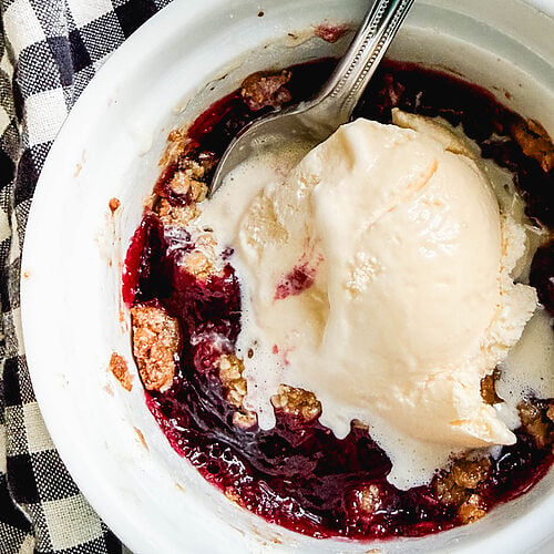 Blackberry Crisp recipe