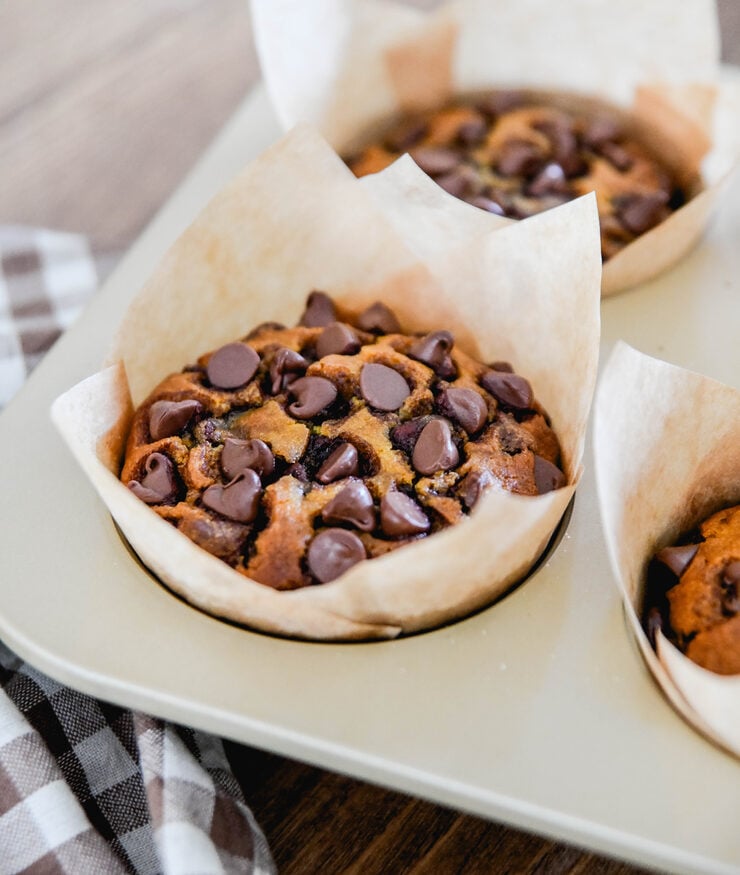 Pumpkin Chocolate Chip Muffins