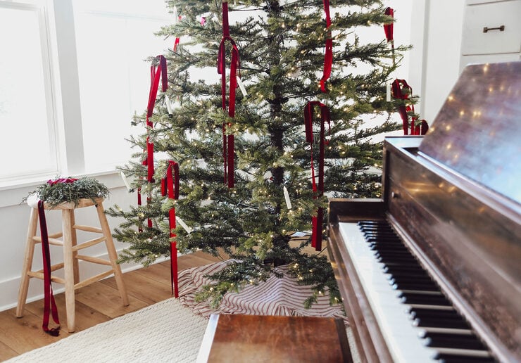 Simple Christmas Decor Cottage Farmhouse
