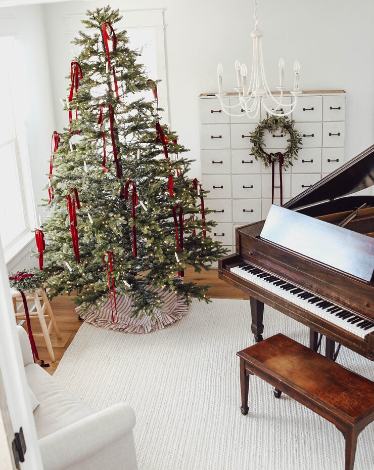 Simple Christmas Decor Cottage Farmhouse